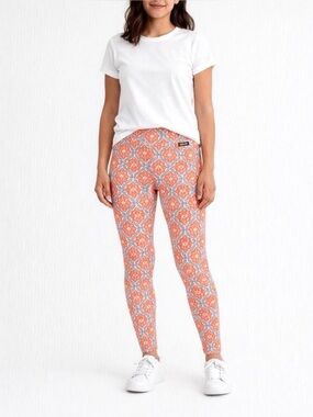 NWT Matilda Jane Brilliant Daydream Big Heart Leggings Orange Coral